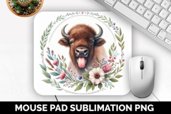 Cute Animals Mouse Pad Bundle, Sublimation Mouse Pad PNG Product Image 18