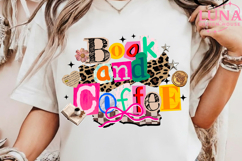 Coffee and Books PNG, Book Lover Design, Cozy Reading Png Product Image 1