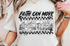 Faith Can Move Mountains Png, Christian Gift Png, Faith Png Product Image 5