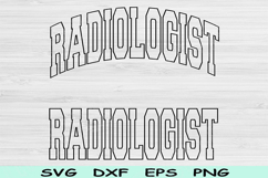 Radiologist Svg Cut Files, Radiologist Png, Radiology Svg Product Image 1