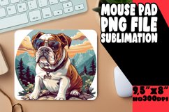 Cute Canine Adventure Mouse Pad Sublimation Product Image 1