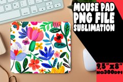 Tranquil Springtime Garden Bloom Mouse Pad Design Product Image 1
