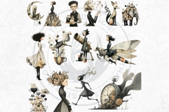 Dark Oniric Dreams Surreal Clipart and Backgrounds Product Image 14