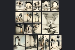 Dark Oniric Dreams Surreal Clipart and Backgrounds Product Image 15