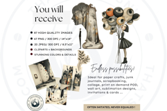 Dark Oniric Dreams Surreal Clipart and Backgrounds Product Image 2