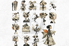 Dark Oniric Dreams Surreal Clipart and Backgrounds Product Image 6