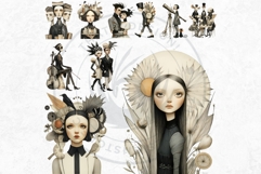 Dark Oniric Dreams Surreal Clipart and Backgrounds Product Image 9