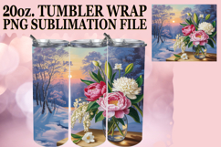 Cozy moments 20oz tumbler wrap, Winter Product Image 1