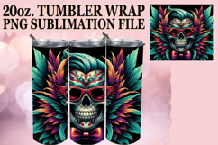 Gentle breezes 20oz tumbler wrap, Skull Product Image 1