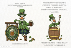 Irish Goose Love Beer Clipart Product Image 2