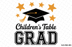 Children&#039;s Table Grad Svg | Halloween Svg | Svg Cut Files Product Image 1