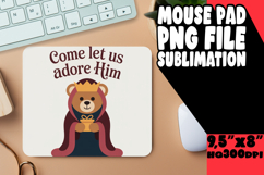 Luminous Mouse Mat Sublimation, Religious Product Image 1
