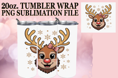 Uplifting Gift 20oz tumbler wrap, Cute Christmas Product Image 1