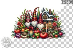 Christmas Gnome Sublimation - Clipart PNG Design Product Image 1