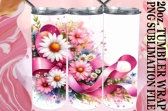 Uplifting Moments 20oz tumbler wrap, Flowers Product Image 1