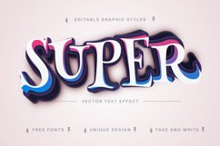 Super - Editable Text Effect, Font Style Product Image 1