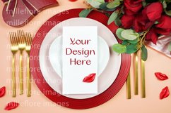 Valentine Table Setting Plates SVG Craft Mockups Bundle Product Image 5