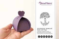 Box Template | Party Favor Box SVG Product Image 2