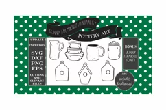 Farmhouse Pottery Art with Skinny Font Included Product Image 1