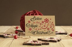 Christmas svg Believe in the magic of Christmas Winter svg Product Image 5