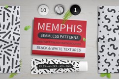 Trendy memphis seamless patterns Product Image 2