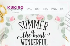 Summer is the most wonderful time of the year SVG - Summer Product Image 2