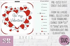 Valentines insert card | Paper cutting | Cricut Card s40 Product Image 2