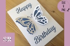 3d butterfly birthday card| Paper cutting | birthday card Product Image 4