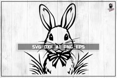 Easter Bunny SVG, Cute Baby animal Cut file Product Image 1