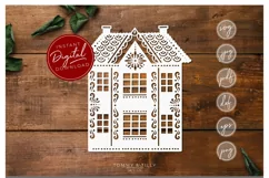 Gingerbread House - SVG EPS DXF PNG PDF JPG Product Image 3