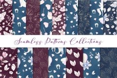 Set of seamless patterns Unicorns Product Image 1