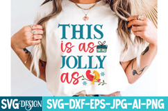 This is As Jolly As SVG Design | Christmas SVG Design Product Image 1