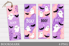 Cute Ghost Bookmark Design. Cute Halloween Bookmark Product Image 1