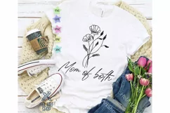 Mom of both Svg, Mom Shirt Svg, Mama Svg Product Image 1