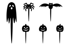 Halloween Cake Topper. Halloween Laser Cut. Pumpkin SVG Product Image 2