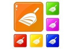 Scoop icons set vector color Product Image 1