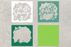 Spring layered papercut - svg eps ai png pdf Product Image 2