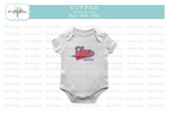 Baseball Baby Birthday Month 2 - SVG DXF PNG Product Image 2