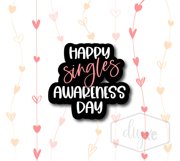 Singles Awareness - Valentine Sublimation Skinny Tumbler Product Image 2