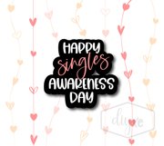 Singles Awareness - Valentine Sublimation Skinny Tumbler Product Image 2