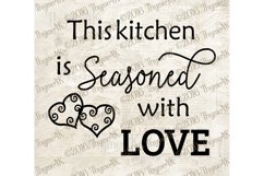 "This kitchen is Seasoned with Love" Digital Design Product Image 2