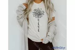 Mama Svg, Mom Shirt Svg, Daisy Mama Svg Product Image 1