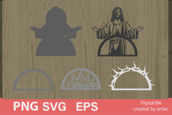 Easter decor SVG, Jesus Christ SVG, Easter home decor SVG, Product Image 2