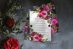 Watercolor Vibrant Colors Floral Clipart Collection Product Image 7