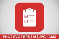 Vector Checklist Icon Product Image 1