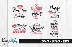 20 Nurse SVG quotes bundle Product Image 2