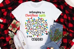 Funny christmas t shirt designs svg Christmas lights svg Product Image 2