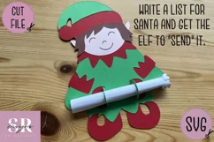 Christmas elf Money card | Paper cutting | Money card SVG Product Image 5