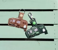 ITH Tow Along Camper Vinyl Key Fob or Bag Tag - Snap Tab Machine Embroidery Product Image 3