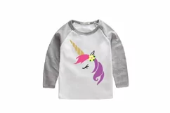 Unicorn Svg, Unicorn Head Svg, Unicorn Face Svg, Unicorn DXF Product Image 2